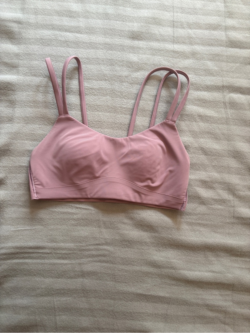 Lululemon like a cloud Pink Double-Strap Bralette Size 2